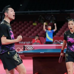 赛事投注-许昕刘诗雯挺进东奥混双决赛 “中日决战”一触即发